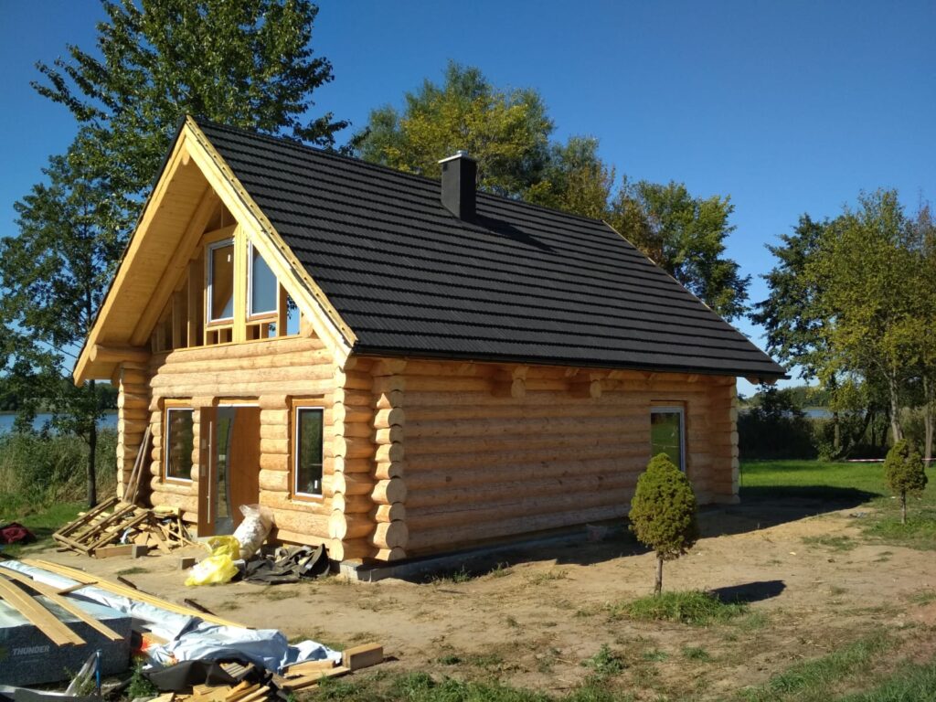 Stylowy dom z bali 70 m2